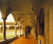 Fra Angelico View of the Convent of San Marco oil